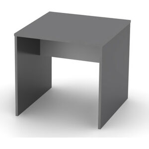 Tempo Kondela  stůl, grafit / bílá, RIOMA TYP 17 + kupón KONDELA10 na okamžitou slevu 10% (kupón uplatníte v košíku)