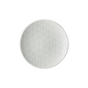 Bílý keramický talíř MIJ Star, ø 20 cm