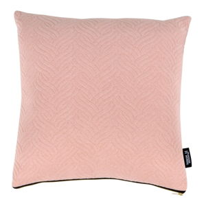 Růžový polštářek s příměsí bavlny House Nordic Ferrel, 45 x 45 cm