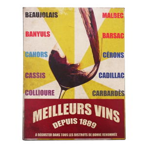 Plechová cedule Antic Line Vin