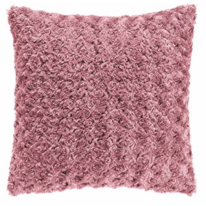 Růžový polštář Tiseco Home Studio Curl, 45 x 45 cm