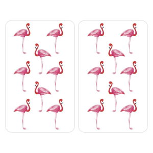 Sada 2 skleněných krytů na sporák Wenko Flamingo