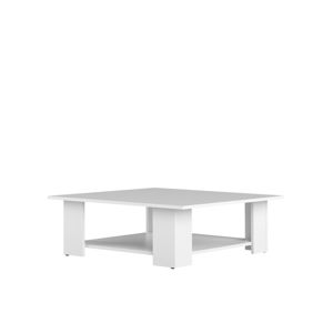 Bílý konferenční stolek TemaHome Square, 67 x 67 cm