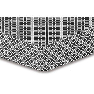 Prostěradlo z mikrovlákna DecoKing Hypnosis Triangles Felipa, 160 x 200 cm