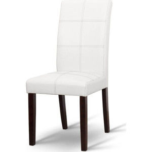 Tempo Kondela Jídelní židle RORY NEW - bílá / tmavý ořech + kupón KONDELA10 na okamžitou slevu 10% (kupón uplatníte v košíku)