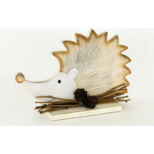 Autronic Dřevěná dekorace ježek KLA278