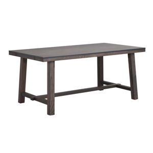 Tmavě hnědý dubový jídelní stůl Rowico Brooklyn, 170 x 95 cm