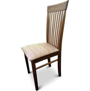 Tempo Kondela Židle ASTRO NEW - ořech / světlehnědá látka + kupón KONDELA10 na okamžitou slevu 3% (kupón uplatníte v košíku)