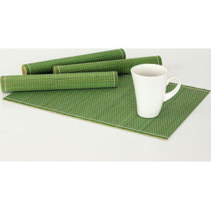 Autronic Bambusové prostírání (4 kusy) - zelené DK5041