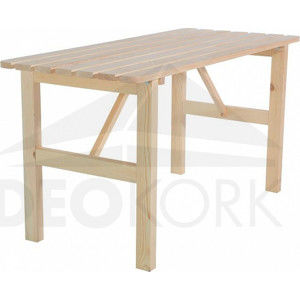 Deokork Masivní dřevěný zahradní stůl z borovice dřevo 22 mm