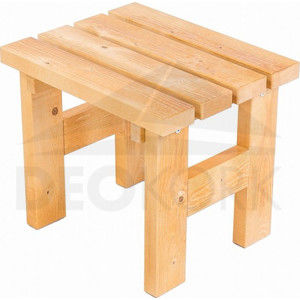 Deokork Masivní dřevěná zahradní stolička TEA 03 o síle 38 mm