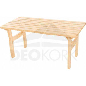 Deokork Masivní zahradní stůl z borovice VIKING (40 mm)