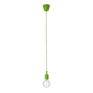 Zelené závěsné svítidlo bez stínidla SULION Vintage