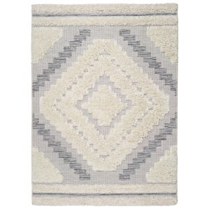 Bílo-šedý koberec Universal Cheroky Blanco, 55 x 110 cm