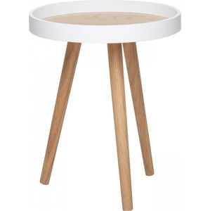 Idea Odkládací stolek FANO bílý/borovice