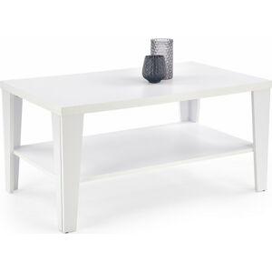 Halmar Konferenční stolek Manta obdélník - bílý