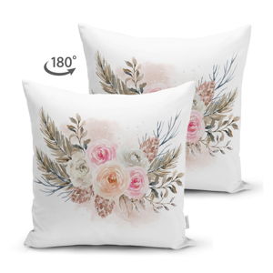 Povlak na polštář s květinovým vzorem Minimalist Cushion Covers, 45 x 45 cm