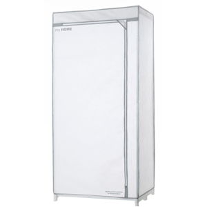 Bílá textilní šatní skříň Compactor Wardrobe X1