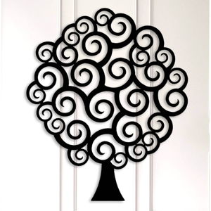 Černá nástěnná dekorace Magic Tree