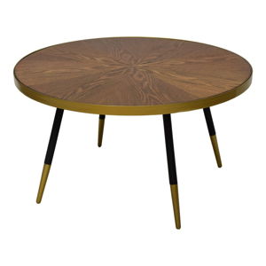 Konferenční stolek s deskou v dekoru ořechového dřeva RGE Facett, výška 45 cm