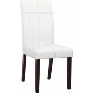 Tempo Kondela Jídelní židle RORY 2 NEW - bílá / tmavý ořech + kupón KONDELA10 na okamžitou slevu 3% (kupón uplatníte v košíku)