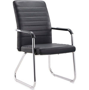Tempo Kondela Zasedací židle ISLA - černá/chrom + kupón KONDELA10 na okamžitou slevu 3% (kupón uplatníte v košíku)