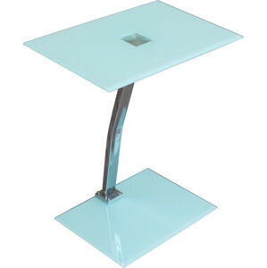 Tempo Kondela Příruční stolek PELOK - bílá + kupón KONDELA10 na okamžitou slevu 3% (kupón uplatníte v košíku)