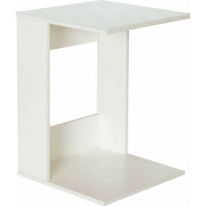 Tempo Kondela Příruční stolek ZENOR - bílé provedení + kupón KONDELA10 na okamžitou slevu 3% (kupón uplatníte v košíku)