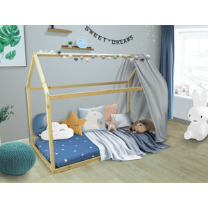 Tempo Kondela Montessori postel VELENA - borovicové dřevo / přírodní + kupón KONDELA10 na okamžitou slevu 3% (kupón uplatníte v košíku)
