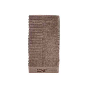 Hnědý bavlněný ručník 50x100 cm – Zone