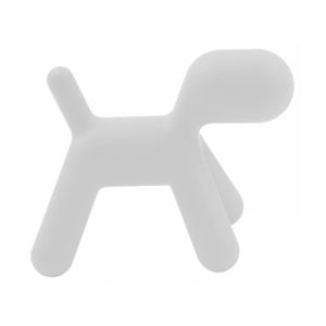 Bílá dětská stolička ve tvaru psa Magis Puppy, výška 55,5 cm