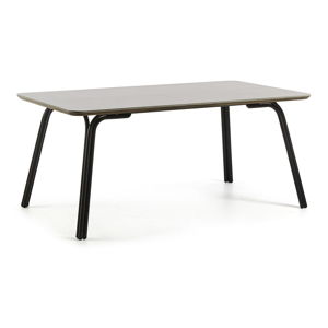 Šedý stůl La Forma Bernon, 180 x 100 cm
