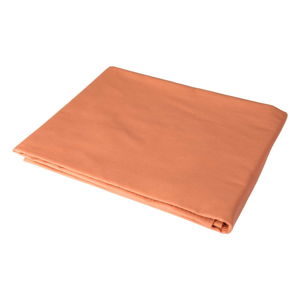 Oranžové elastické prostěradlo na jednolůžko Bella Maison Basic, 100 x 200 cm