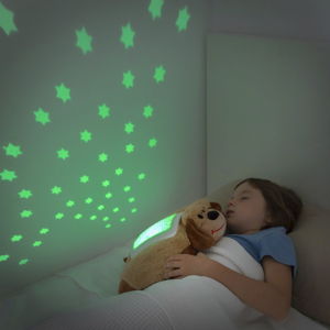 Dětský plyšový LED projektor InnovaGoods Dog