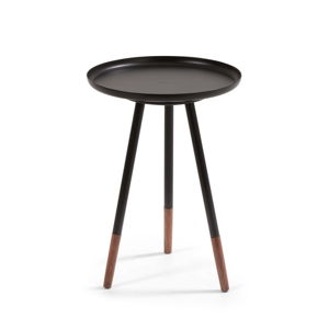 kulatý odkládací stolek z akátového dřeva La Forma Kyler, výška 30,5 cm