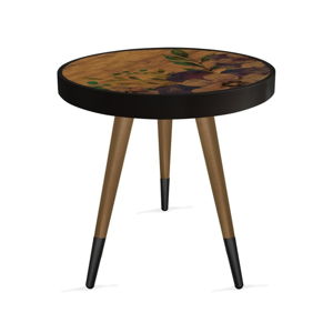 Příruční stolek Rassino Wooden Flower Circle, ⌀ 45 cm