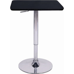 Tempo Kondela Barový stůl FLORIAN s nastavitelnou výškou - - černá + kupón KONDELA10 na okamžitou slevu 3% (kupón uplatníte v košíku)