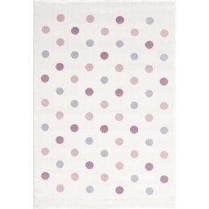 Forclaire Dětský koberec Confetti - krémovo-růžový 160x230 cm
