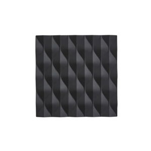 Černá silikonová podložka pod horké nádoby Zone Origami Wave