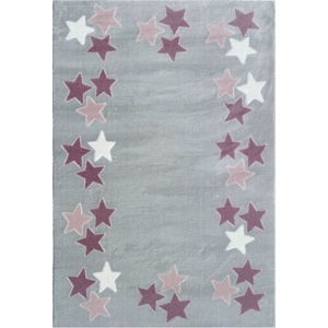 Forclaire Dětský koberec Spring Star - šedý 160x230 cm