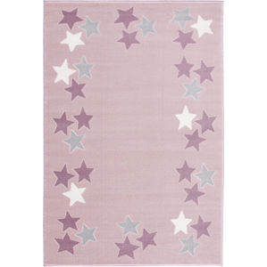Forclaire Dětský koberec Spring Star - růžový 160x230 cm