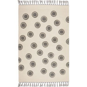 Forclaire Dětský koberec Ring - krémovo-šedý 160x230 cm