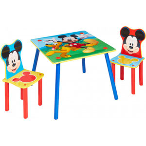Forclaire Dětský stůl s židlemi Mickey Mouse