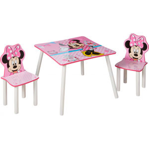 Forclaire Dětský stůl s židlemi Minnie Mouse