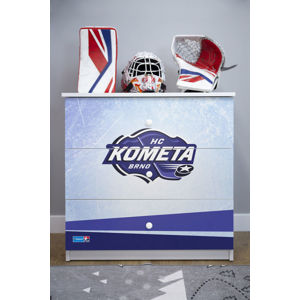 Forclaire Dětská hokejová komoda - HC Kometa Brno