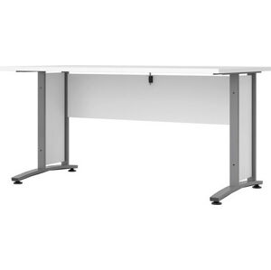 Falco Psací stůl Office 402/437 bílá/silver grey