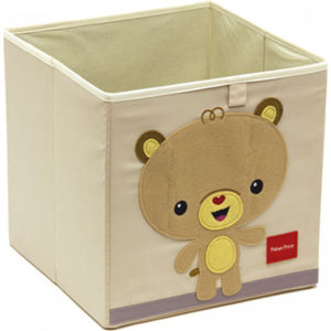 Forclaire Dětský látkový úložný box Fisher Price - medvěd