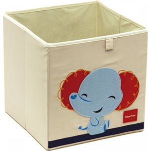 Forclaire Dětský látkový úložný box Fisher Price - slon