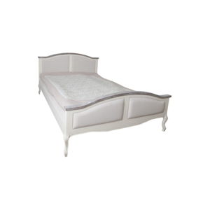 Bílá postel z topolového dřeva Livin Hill Santo, 160 x 200 cm
