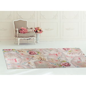 Odolný koberec Vitaus Rosa, 50 x 80 cm